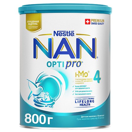 Молочко NAN 4 800г с 18месяцев