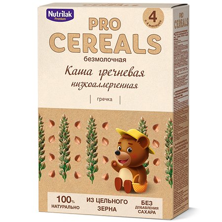 Каша безмолочная Nutrilak Premium Procereals гречневая низкоаллергенная 200г с 4месяцев