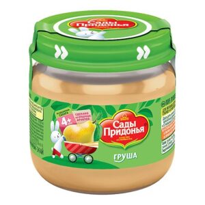 Пюре Сады Придонья груша 80г с 4месяцев